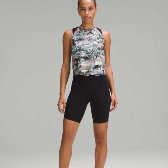 lululemon athletica multicolored sculpted tank top - Picture 1 of 6